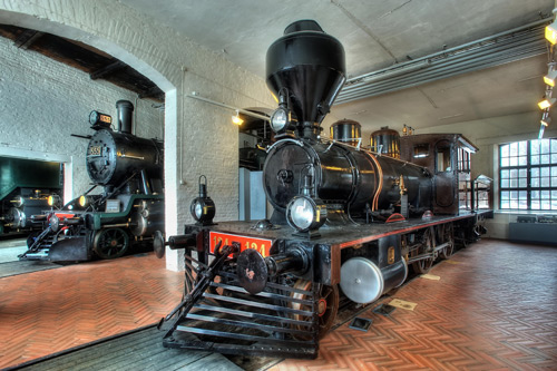 H�yryvoimaa Rautatiemuseossa Hyvink��ll�